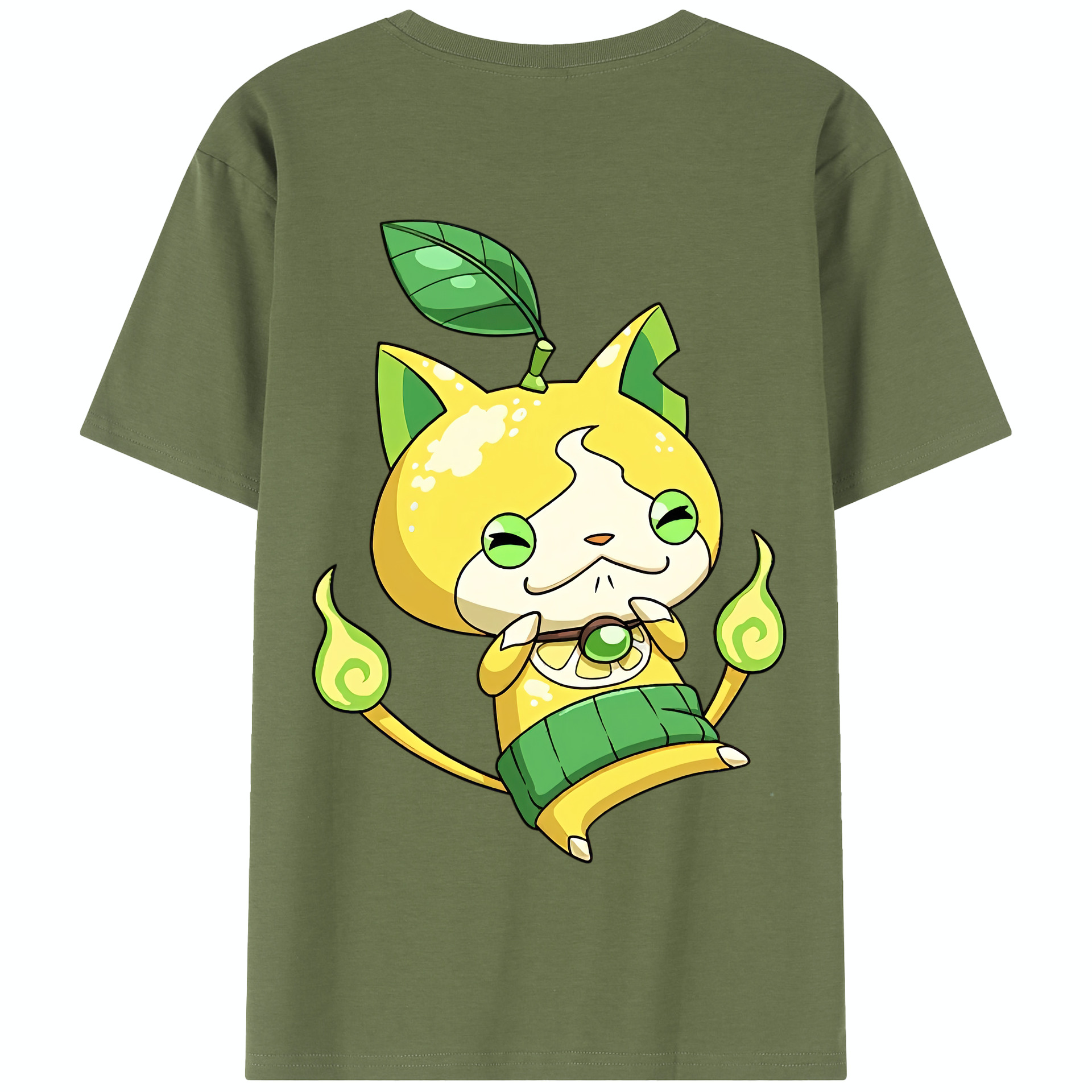 （画像用） 妖怪ウォッチ Yo-kai Watch 綿100％半袖Tシャツ（背面プリント）